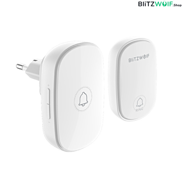 BlitzWolf BW-DB1: RF 433Mhz vezeték nélküli csengő