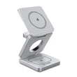 BlitzWolf BW-IW30 MagSafe vezeték nélküli töltőállvány, 15W (ezüst) BlitzWolf BW-IW30 MagSafe vezeték nélküli töltőállvány, 15W (ezüst)