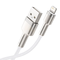 Baseus USB / Lightning fonott kábel, 1m (fehér)