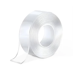 Extra erős kétoldalas Nano ragasztószalag, mosható és újra felhasználható, 300 x 3 cm