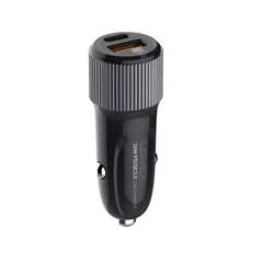 LDNIO autós töltő USB és USB-C kimenettel + USB-C kábellel, 36W