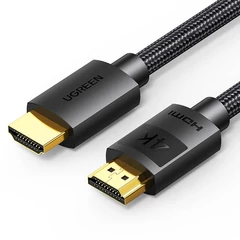 UGREEN extra erős HDMI 4K fonott kábel, 1m (fekete)