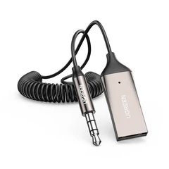 UGREEN UG-CM309 AUX autós Bluetooth adapter, 10 m hatótáv - Fekete UGREEN UG-CM309 AUX autós Bluetooth adapter, 10 m hatótáv - Fekete