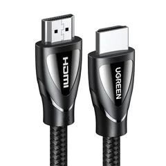 UGREEN 8K HDMI kábel fonott burkolattal, 48Gbps, 2m - Fekete