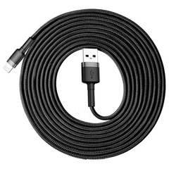 Baseus Cafule USB/Lightning kábel, 2A, 3m (szürke-fekete)