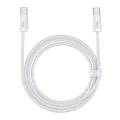 Baseus USB-C-USB-C kábel, 100 W, 1 m (fehér)