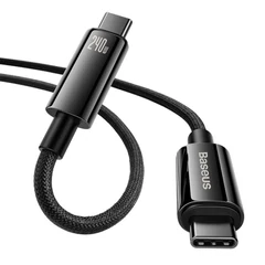 Baseus Tungsten Gold USB-C-USB-C kábel, 240 W, 1m (fekete)