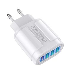 BlitzWolf BK-385 töltő adapter 4 porttal (48W) - Fehér