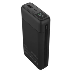 BlitzWolf BW-P22 powerbank 20000mAh, LED kijelzővel - 22.5 W (Fekete)