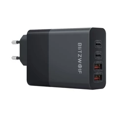 BlitzWolf BW-S29 120W teljesítményű 4 kimeneti portos gyorstöltő adapter  BlitzWolf BW-S29 120W teljesítményű 4 kimeneti portos gyorstöltő adapter