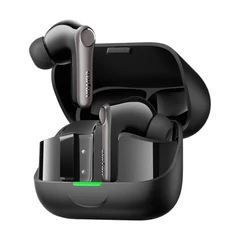 EarFun Air Pro 4+ teljesen vezeték nélküli fülhallgató, dupla hangszóró, Bluetooth 6.0 - Fekete