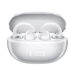 Xiaomi Haylou Airfree fülre kapaszkodós vezeték nélküli akkumulátor kijelzős fülhallgató (fehér)