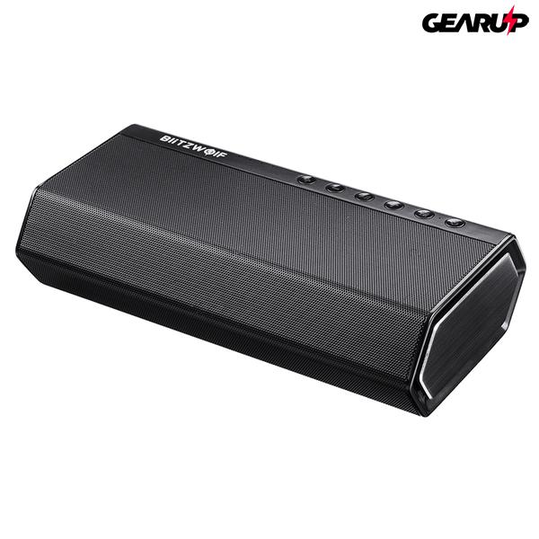 BlitzWolf® BW-AS2: 5200mAh Double Driver vezeték nélküli Bluetooth hangszóró beépített mélynyomóval (40W) BlitzWolf® BW-AS2: 5200mAh Double Driver vezeték nélküli Bluetooth hangszóró beépített mélynyomóval (40W)