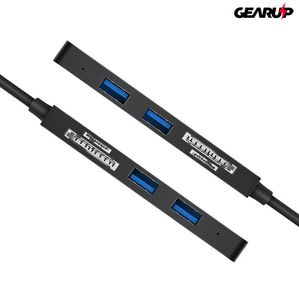 BlitzWolf® BW-TH4: 5 az 1-ben USB 3.0 Type-C elosztó HUB SD TF kártyaolvasóval BlitzWolf® BW-TH4: 5 az 1-ben USB 3.0 Type-C elosztó HUB SD TF kártyaolvasóval