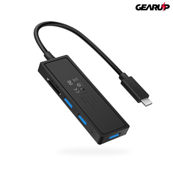 BlitzWolf® BW-TH4: 5 az 1-ben USB 3.0 Type-C elosztó HUB SD TF kártyaolvasóval BlitzWolf® BW-TH4: 5 az 1-ben USB 3.0 Type-C elosztó HUB SD TF kártyaolvasóval