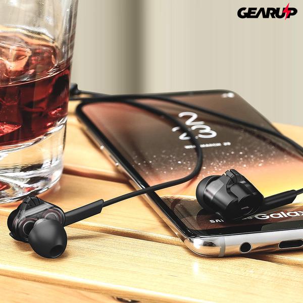 BlitzWolf® BW-ES2: Dual Dynamic Driver In-ear mikrofonos fülhallgató BlitzWolf® BW-ES2: Dual Dynamic Driver In-ear mikrofonos fülhallgató