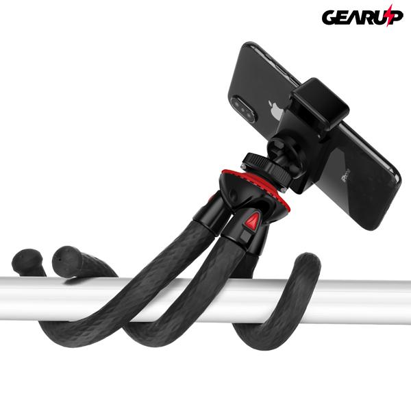 BlitzWolf® BW-BS7: Octopus hajlítható lábú bluetooth selfie bot okostelefonhoz és kamerához - Fekete BlitzWolf® BW-BS7: Octopus hajlítható lábú bluetooth selfie bot okostelefonhoz és kamerához - Fekete