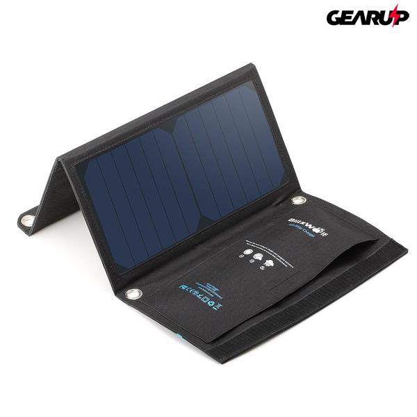 BlitzWolf® BW-L2: hordozható napelemes tok és mobiltelefon töltő (15W) BlitzWolf® BW-L2: hordozható napelemes tok és mobiltelefon töltő (15W)