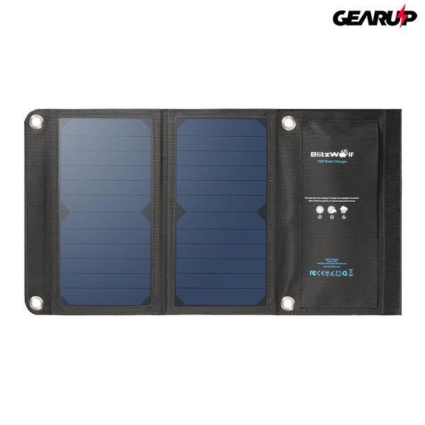 BlitzWolf® BW-L2: hordozható napelemes tok és mobiltelefon töltő (15W) BlitzWolf® BW-L2: hordozható napelemes tok és mobiltelefon töltő (15W)