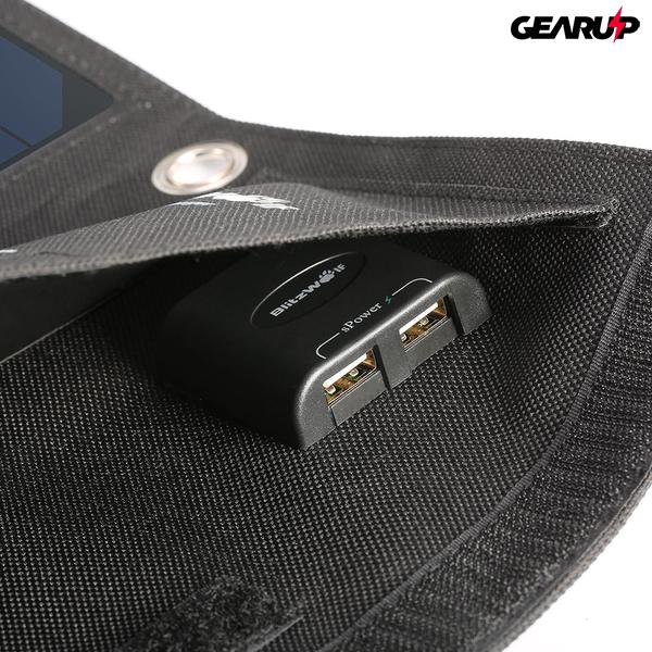 BlitzWolf® BW-L2: hordozható napelemes tok és mobiltelefon töltő (15W) BlitzWolf® BW-L2: hordozható napelemes tok és mobiltelefon töltő (15W)
