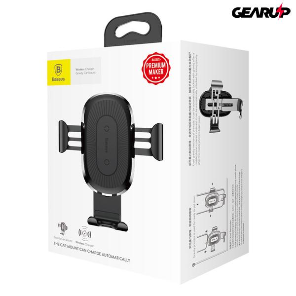 Baseus® BA-CH1: Autós telefontartó és vezeték nélküli töltő – 10W Baseus® BA-CH1: Autós telefontartó és vezeték nélküli töltő – 10W
