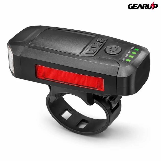 Kép 2/2 - BIKIGHT kerékpár lámpa 4 féle üzemmóddal - 300 lm, 1200mAh