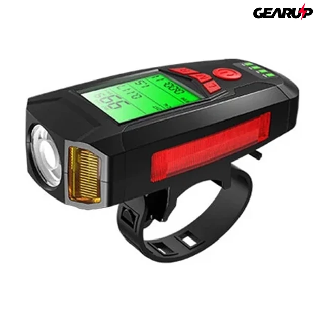 Kép 2/2 - BIKIGHT kerékpár lámpa 4 féle üzemmóddal - 300 lm, 1200mAh