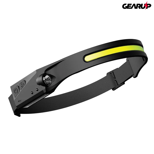 Kép 1/3 - BIKIGHT LX200 kézmozdulatérzékelős fejlámpa - 350 lm, 1200mAh