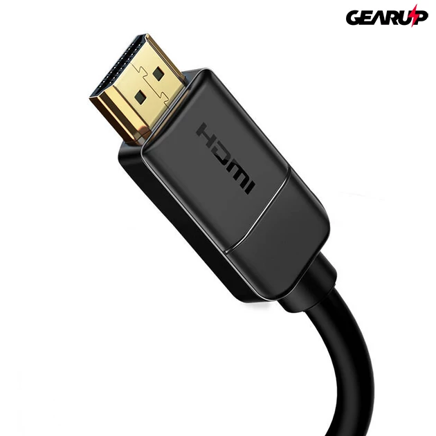 Kép 2/6 - Baseus HDMI kábel, 4K 60Hz, 3D, HDR, 18Gbps, 1m (fekete)