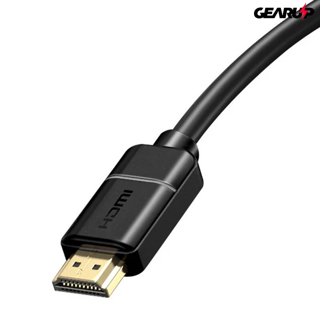 Kép 3/6 - Baseus HDMI kábel, 4K 60Hz, 3D, HDR, 18Gbps, 1m (fekete)