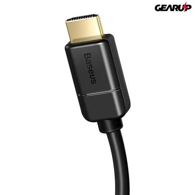 Kép 5/6 - Baseus HDMI kábel, 4K 60Hz, 3D, HDR, 18Gbps, 1m (fekete)