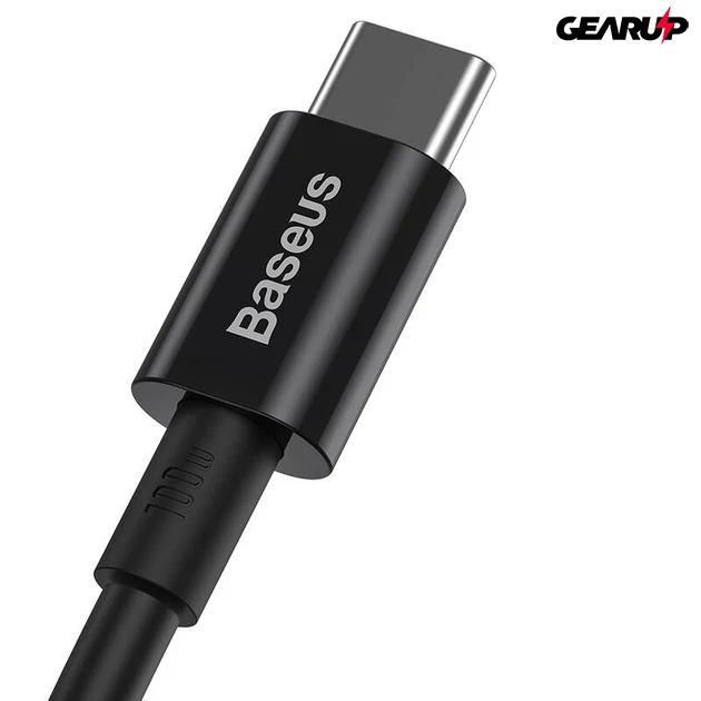 Kép 3/6 - Baseus Superior Series USB-C-USB-C kábel, 100 W, 1 m (fekete)