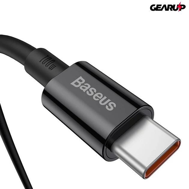 Kép 4/6 - Baseus Superior Series USB-C-USB-C kábel, 100 W, 1 m (fekete)