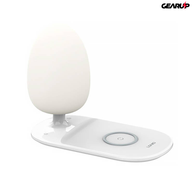Night lamp with Qi wireless charging function