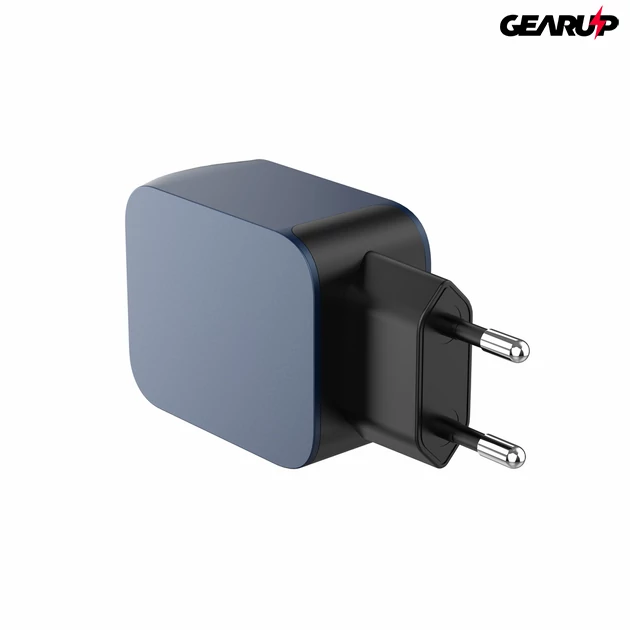 Kép 6/7 - LDNIO Q6 45W GaN hálózati gyorstöltő többportos kialakítással (USB-C + Lightning + USB-A)