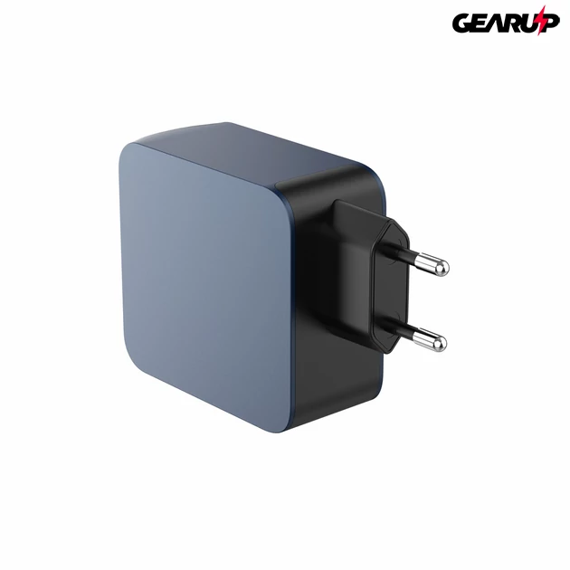 Kép 6/7 - LDNIO Q8 100W GaN hálózati gyorstöltő többportos kialakítással (3xUSB-C + Lightning + USB-A)