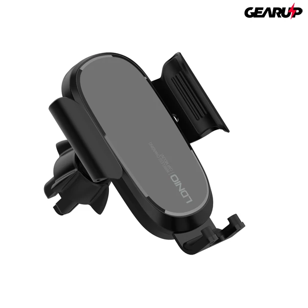 Kép 4/10 - LDNIO autós vezeték nélküli telefon töltő, Qi 15W (fekete)