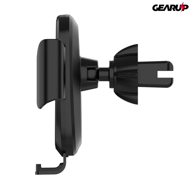 Kép 9/10 - LDNIO autós vezeték nélküli telefon töltő, Qi 15W (fekete)