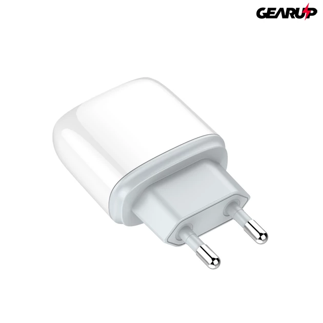 Kép 2/10 - LDNIO mini gyorstöltő USB és USB-C kimenettel, 20W