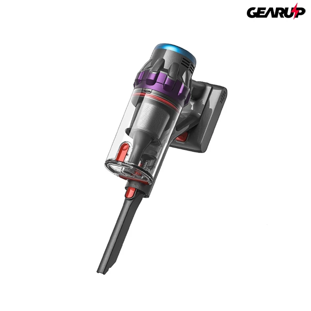 Kép 4/8 - Lubluelu G10 vezeték nélküli állóporszívó erős 45 kPa szívóteljesítménnyel, 50 perces üzemidővel és 7 fokozatú szűrőrendszerrel