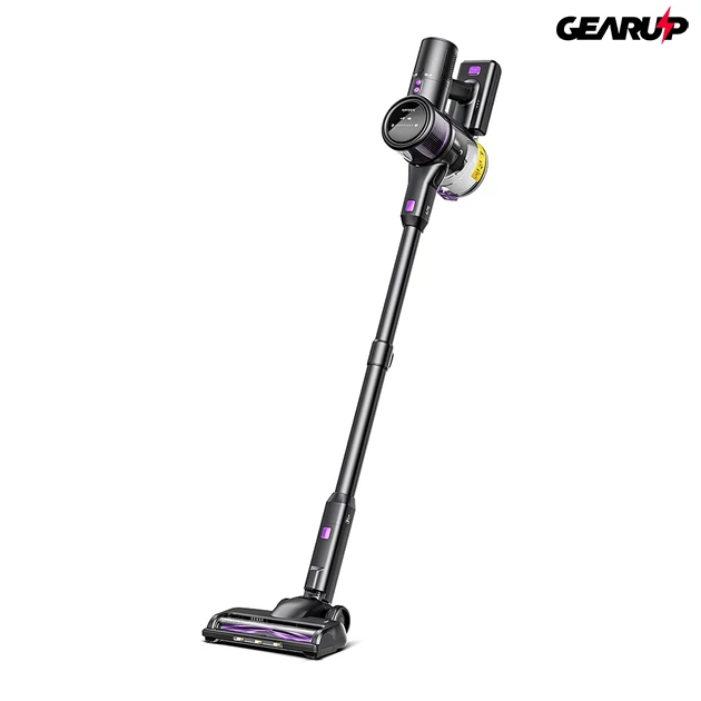 Kép 1/8 - Lubluelu L9 vezeték nélküli álló porszívó erős 30KPa szívóteljesítménnyel és 55 perces üzemidővel