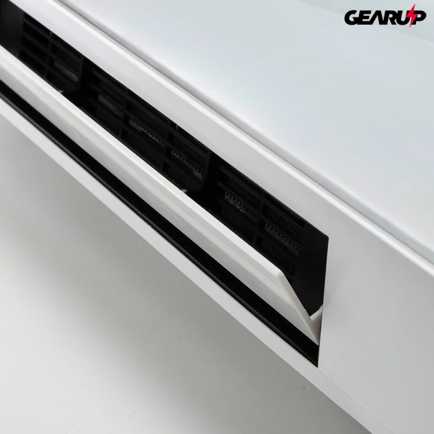 Kép 3/4 - Somogyi Home FKF 54203 SMART fali ventilátoros fűtőtest üveg előlappal, távirányítóval, 2000W