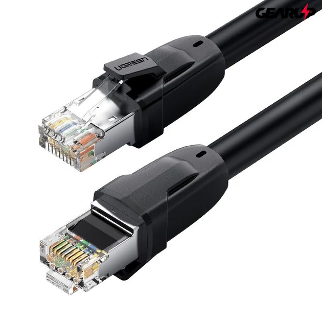 Kép 1/2 - UGREEN RJ45 hálózati kábel, CAT8, 1m (fekete)