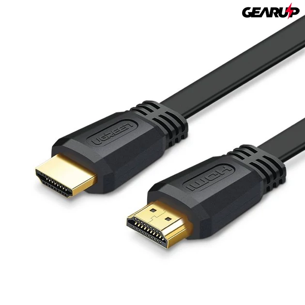 Kép 1/2 - UGREEN HDMI 4K lapos kábel, 3m (fekete)