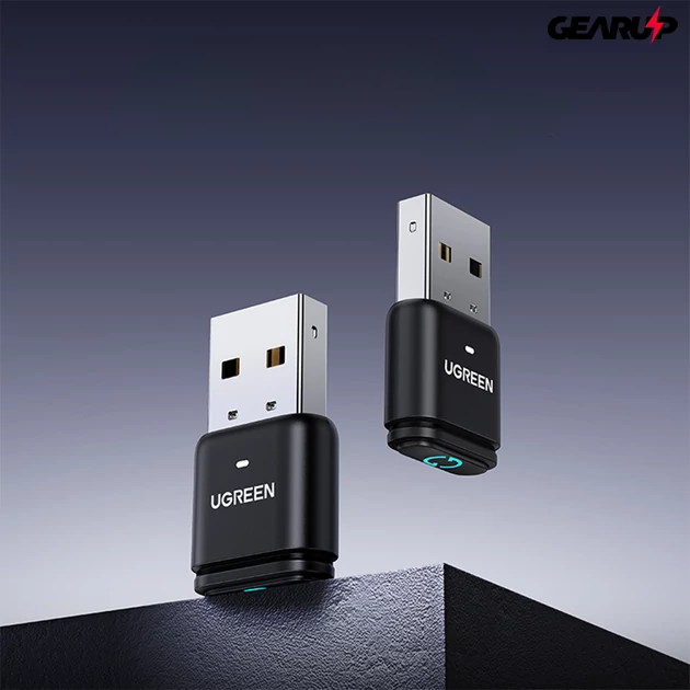 Kép 2/3 - UGREEN Bluetooth 5.3 adapter és láthatatlan egérmozgató - Fekete