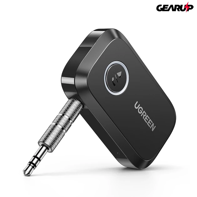 Kép 1/2 - UGREEN UG‑CM596 Bluetooth 5.4 AUX vevő, 15 órás üzemidő, zajszűrős mikrofon