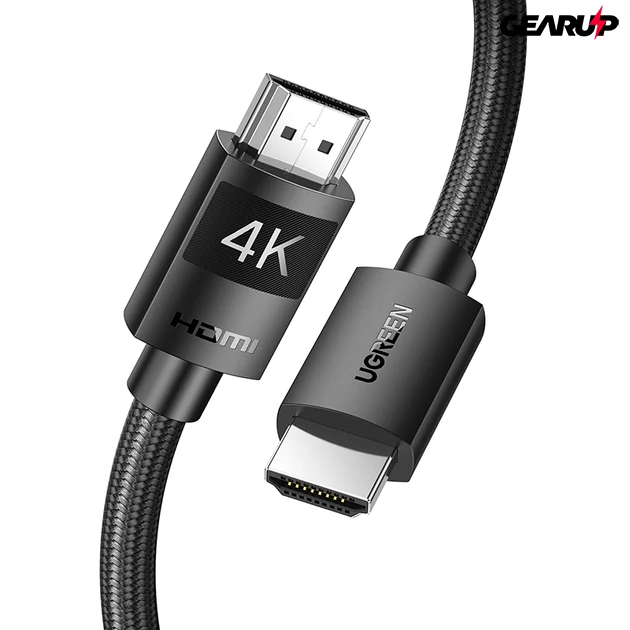 Kép 1/3 - UGREEN 4K HDMI-kábel, fonott, 2m (fekete)