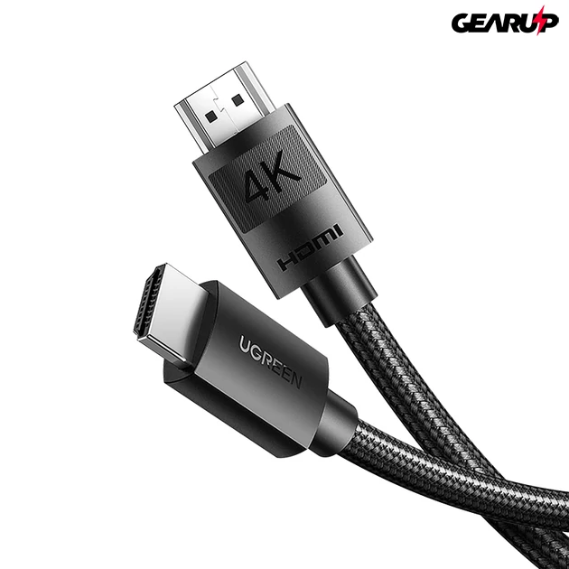 Kép 2/3 - UGREEN 4K HDMI-kábel, fonott, 2m (fekete)