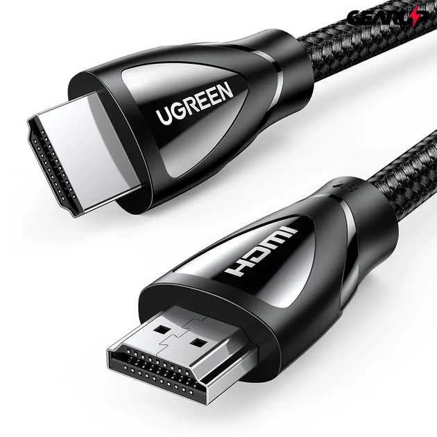 Kép 2/3 - UGREEN 8K HDMI kábel fonott burkolattal, 48Gbps, 2m - Fekete