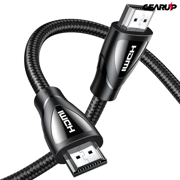 Kép 3/3 - UGREEN 8K HDMI kábel fonott burkolattal, 48Gbps, 2m - Fekete